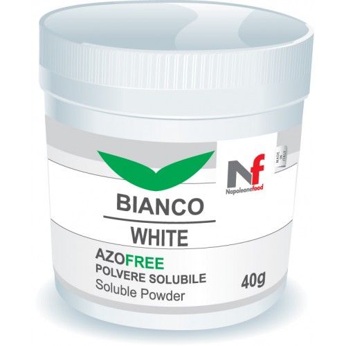 Colore BIANCO - Carbonato di calcio - 40g.