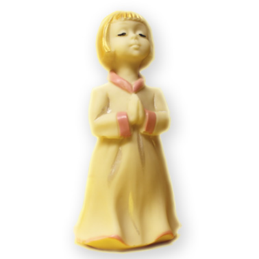 stampo in silicone alimetare 3D decosil statuina Bambina che prega