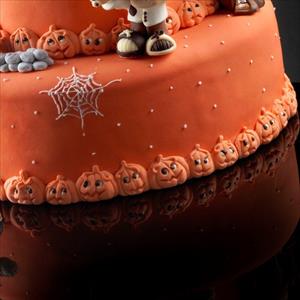 Stampo Decoro Bordo per torte Zucche di Halloween