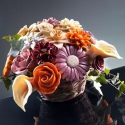 Stampi FIORI e FOGLIE di cioccolato