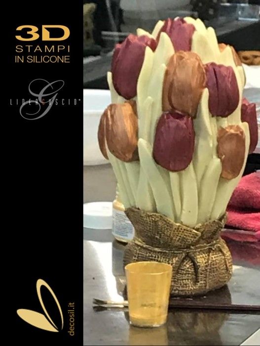 Stampo In Silicone Per Candele A Forma Di Tulipano – Flessibile E Antiaderente, Per Resina, Sapone E Argilla (7.5x10.7x6.5 Cm)