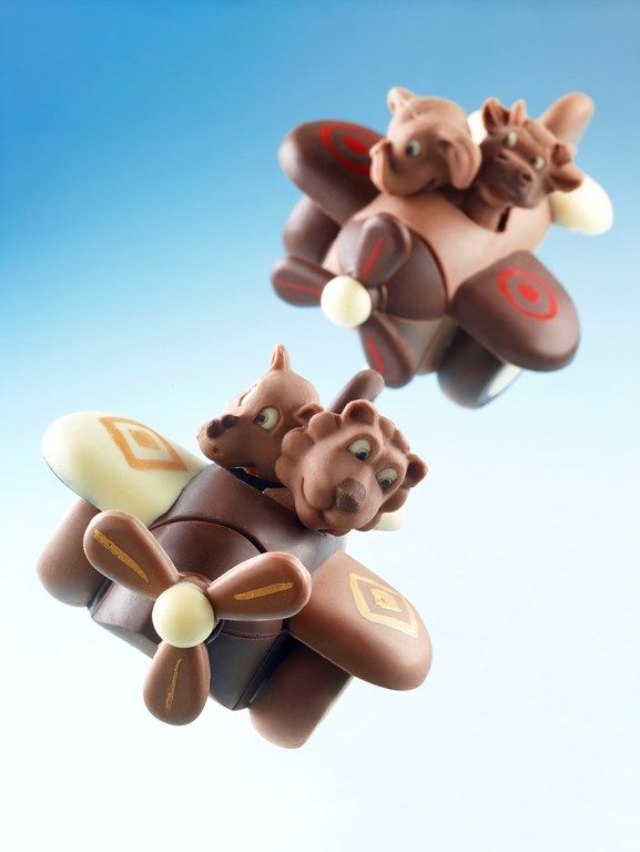 stampi di animali in cioccolato