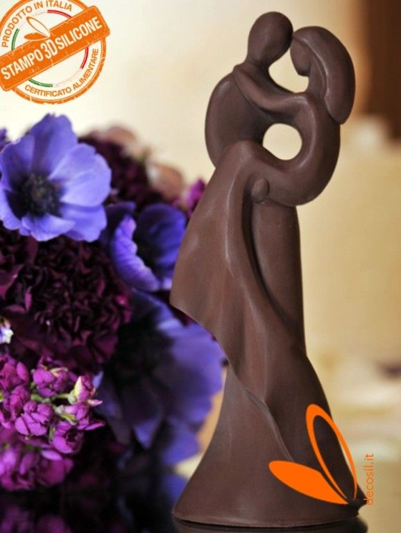 stampo per statuina sposi cioccolato