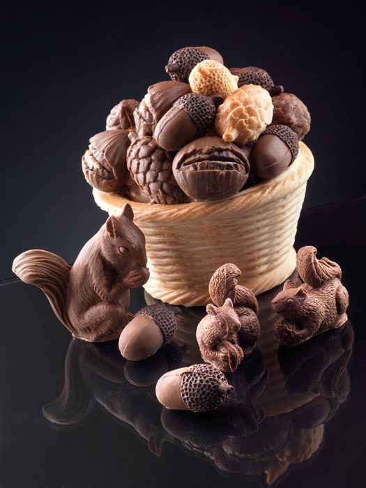 stampi in silicone animali del bosco di cioccolato