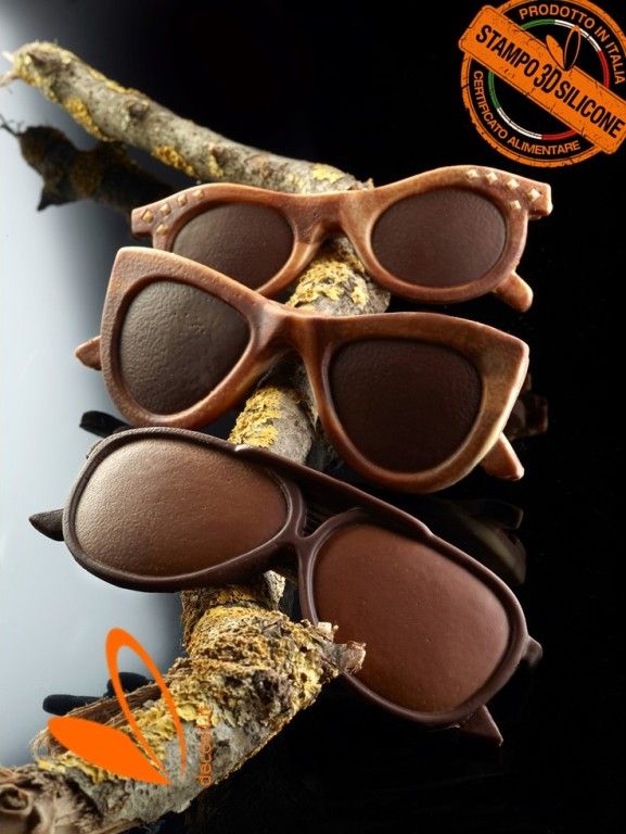 stampi accessori moda in cioccolato