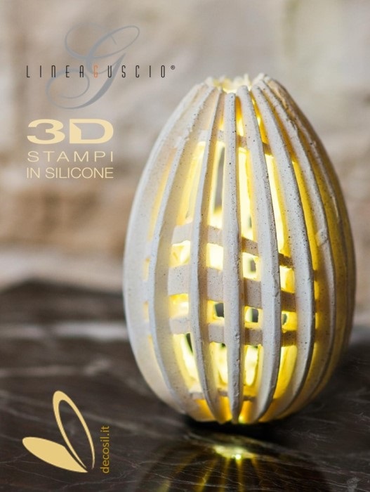 Stampo Uovo Di Pasqua Silicone, Stampi In Silicone Per Candele Pasquali, Stampi Per Candele Fai Da