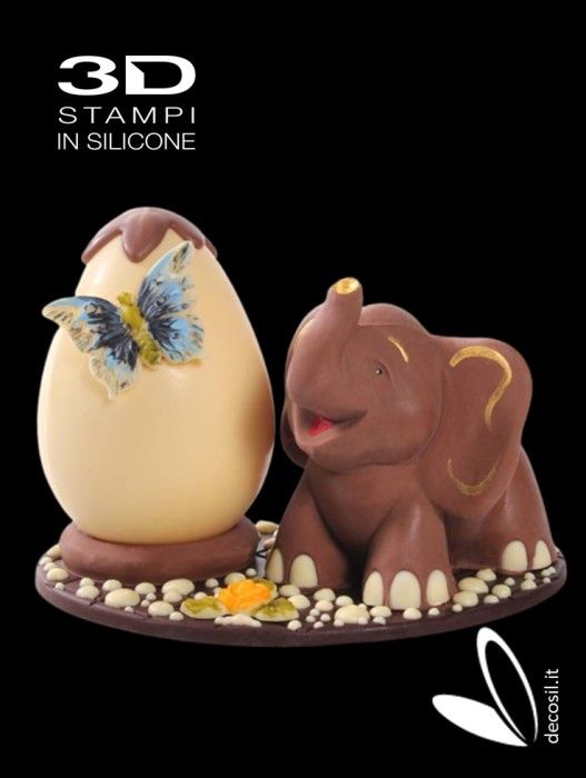 Stampo In Silicone Elefante – Per Saponi, Cioccolato, Resina E Gioielli Fai Da Te