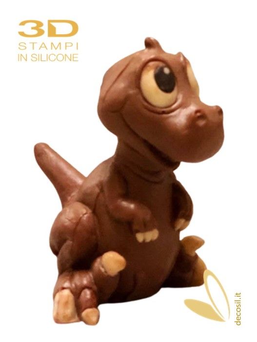 Confezione da 2 stampi in silicone a forma di dinosauro, a tema ossa di dinosauro, strumento da forno fai da te per cioccolato, caramelle, gommose feste di Natale di Halloween