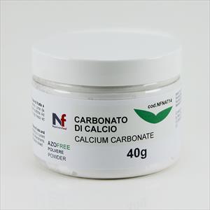 Colore BIANCO - Carbonato di calcio - 40g.