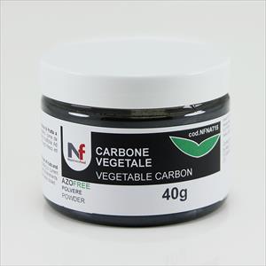 Colore NERO liposolubile Carbone Vegetale 40g.