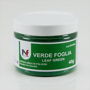 Colore VERDE FOGLIA per cioccolato