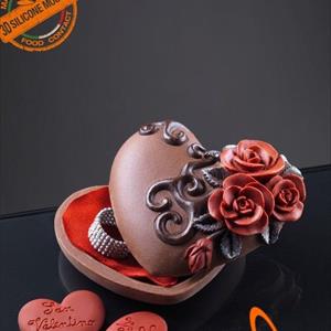 Stampo Cofanetto a Cuore Rose