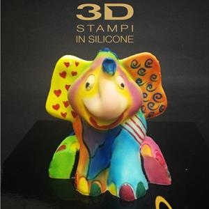 Stampo Elefantino seduto