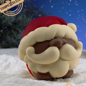 Stampo Sfera Babbo Natale