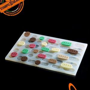 Stampo Fiches da Poker cifrate