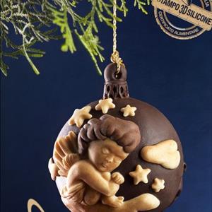 Stampo Pallina di Natale Putto