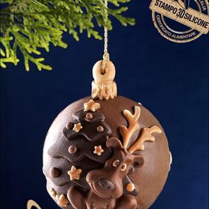 Stampo Pallina di Natale Renna
