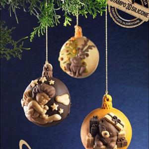 Stampo Pallina di Natale RegalOrso