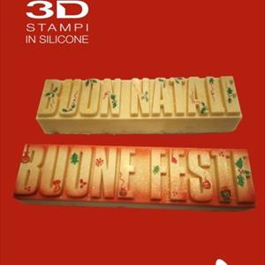 Stampo Torrone Buon Natale