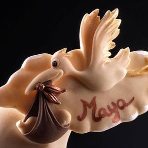 Stampo Cicogna in volo