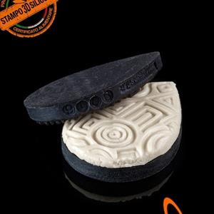 Stampo Foglia Stilizzata con Geometrie