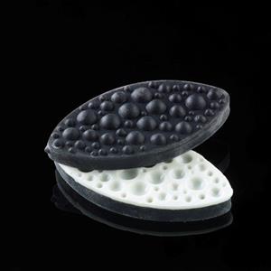 Stampo Foglia Stilizzata con Bolle