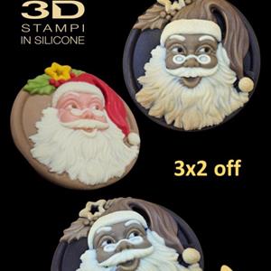 Stampo Ciondolo Babbo Natale